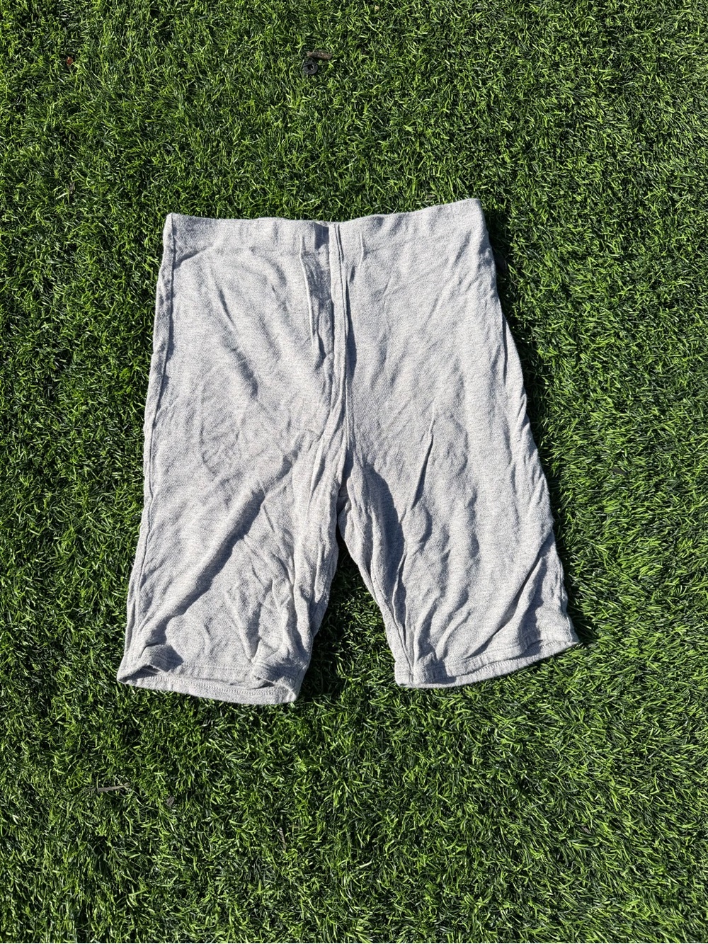 Women's Gray Athletic Bike Shorts - Breathable Stretch Fit